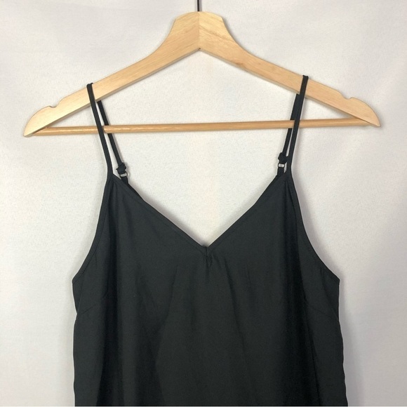 ASOS Design Black Midi Cami Slip Dress 4 - Picture 3 of 4